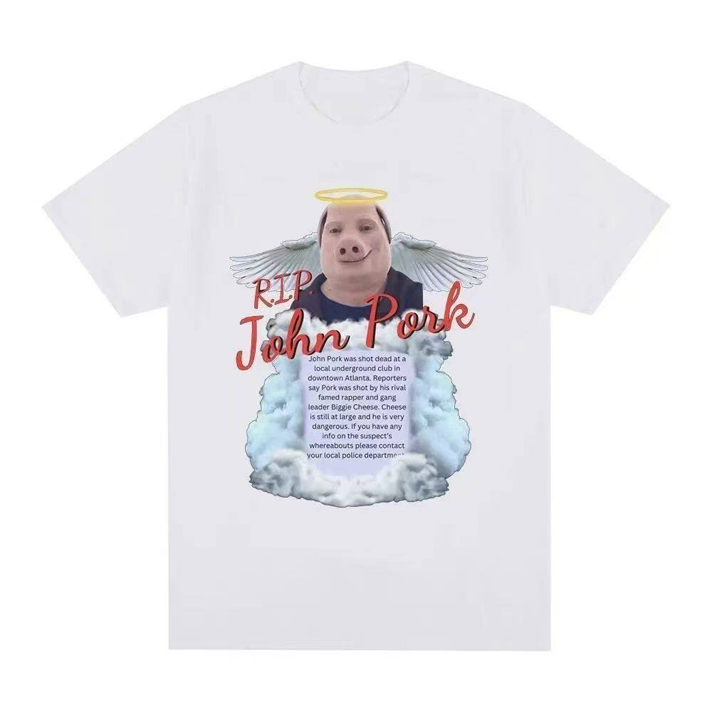R.I.PJohnPorkHumorPigT恤
