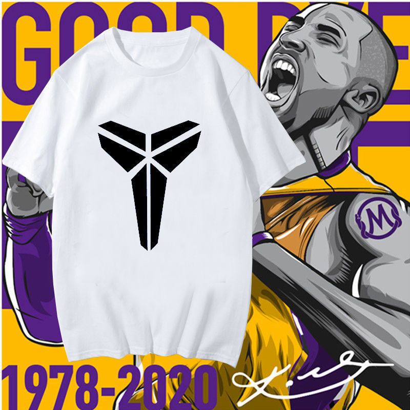 科比联名T恤24号球衣黑曼巴精神退役纪念布莱恩特衣服男女短袖潮t