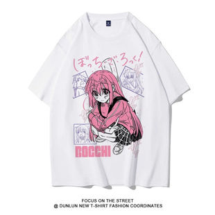 孤独摇滚动漫周边波奇酱同款夏季爆款宽松二次元cos短袖T恤学生潮