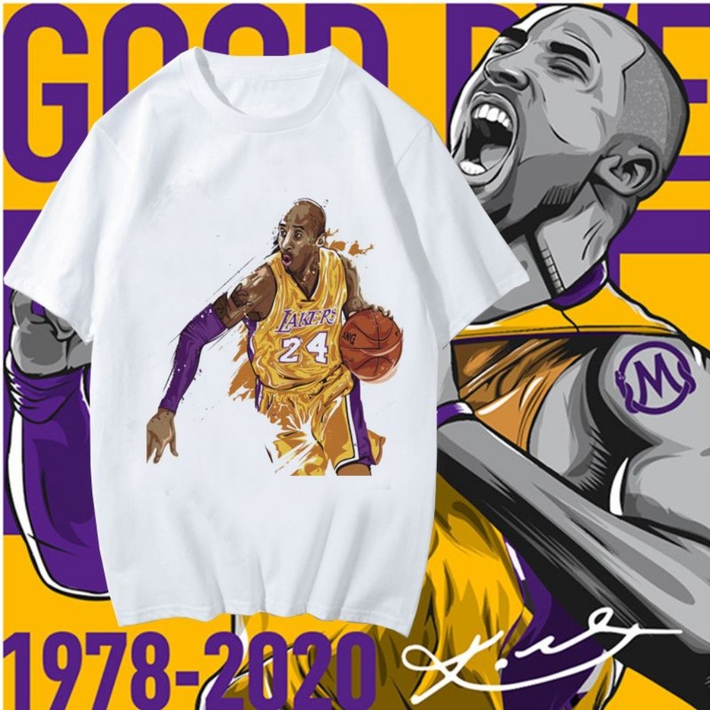 科比T恤联名24号球衣黑曼巴精神退役纪念布莱恩特衣服潮男女短袖t