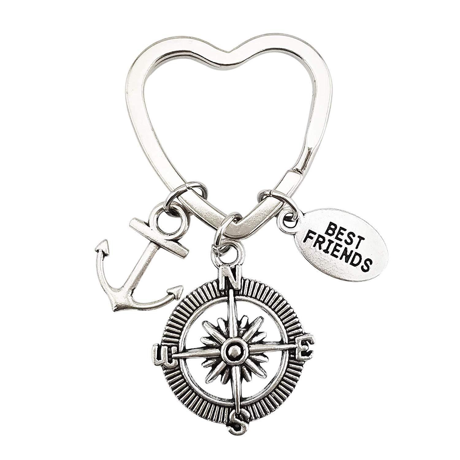 Heart shaped key chain ship anchor compass friendship|msdalam kategori Aksesori Digital 3C, Aksesori telefon bimbit, Aksesori telefon, loket telefon/tali telefon - dari Buy2taobao.com untuk memberikan perkhidmatan ejen Taobao profesional membeli