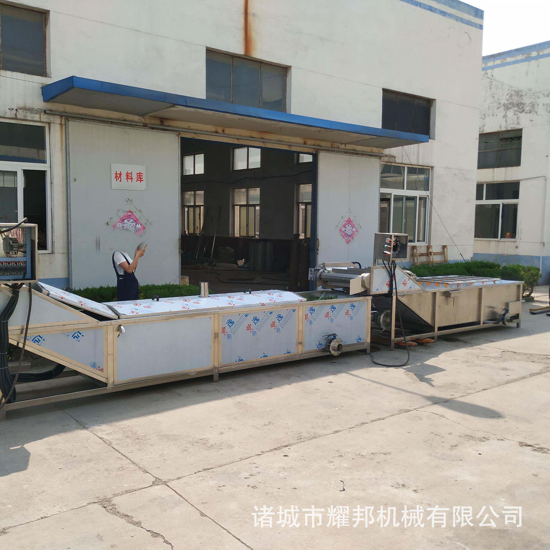 根茎类蔬菜清洗机 蔬菜漂烫杀青设备全自动果蔬深加工流水线