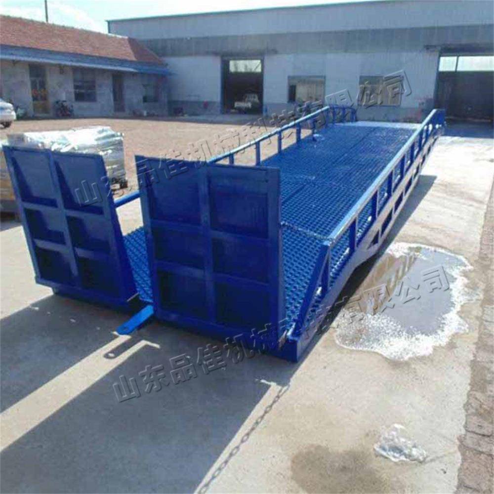 支腿式斜坡坡道桥 码头集装箱卸货平台 电动液压移动式登车桥