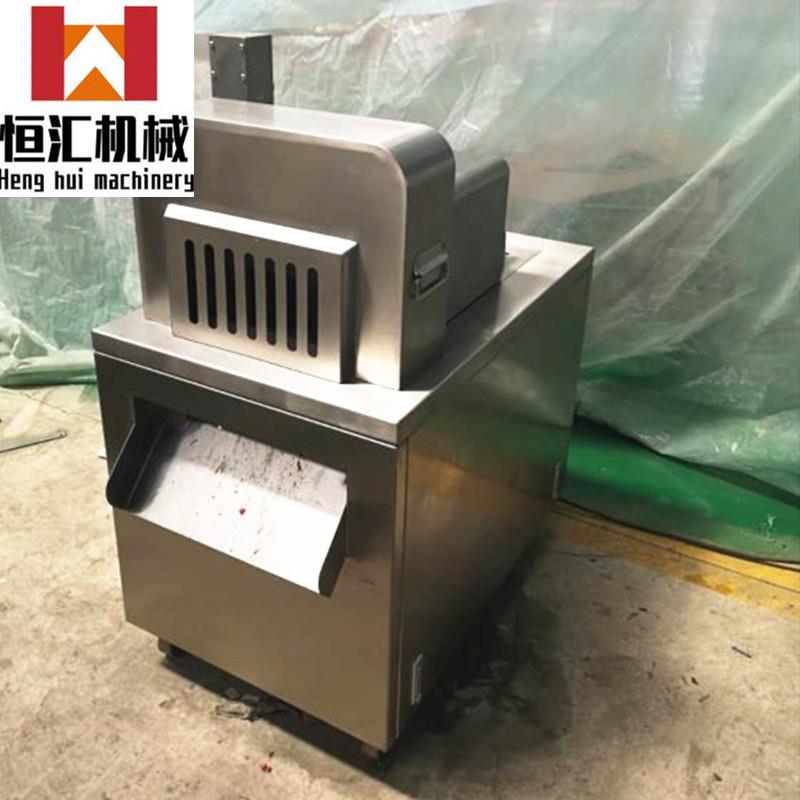 排骨冻肉切块机 商用剁猪排机器 一次成型鲅鱼鸡肉切块设备