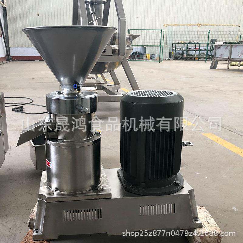 红豆研磨机 各种动物骨泥加工设备 全不锈钢鸭骨胶体磨
