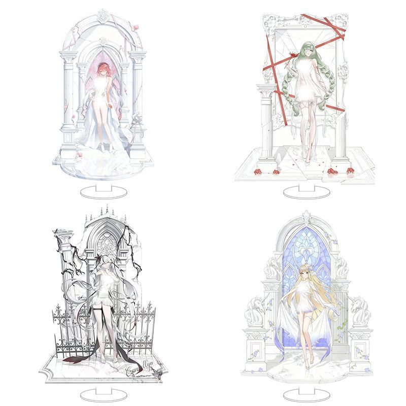 新款鸣潮韩国同人周边婚纱立牌