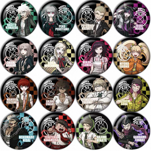 弹丸论破V2周边生日同人徽章