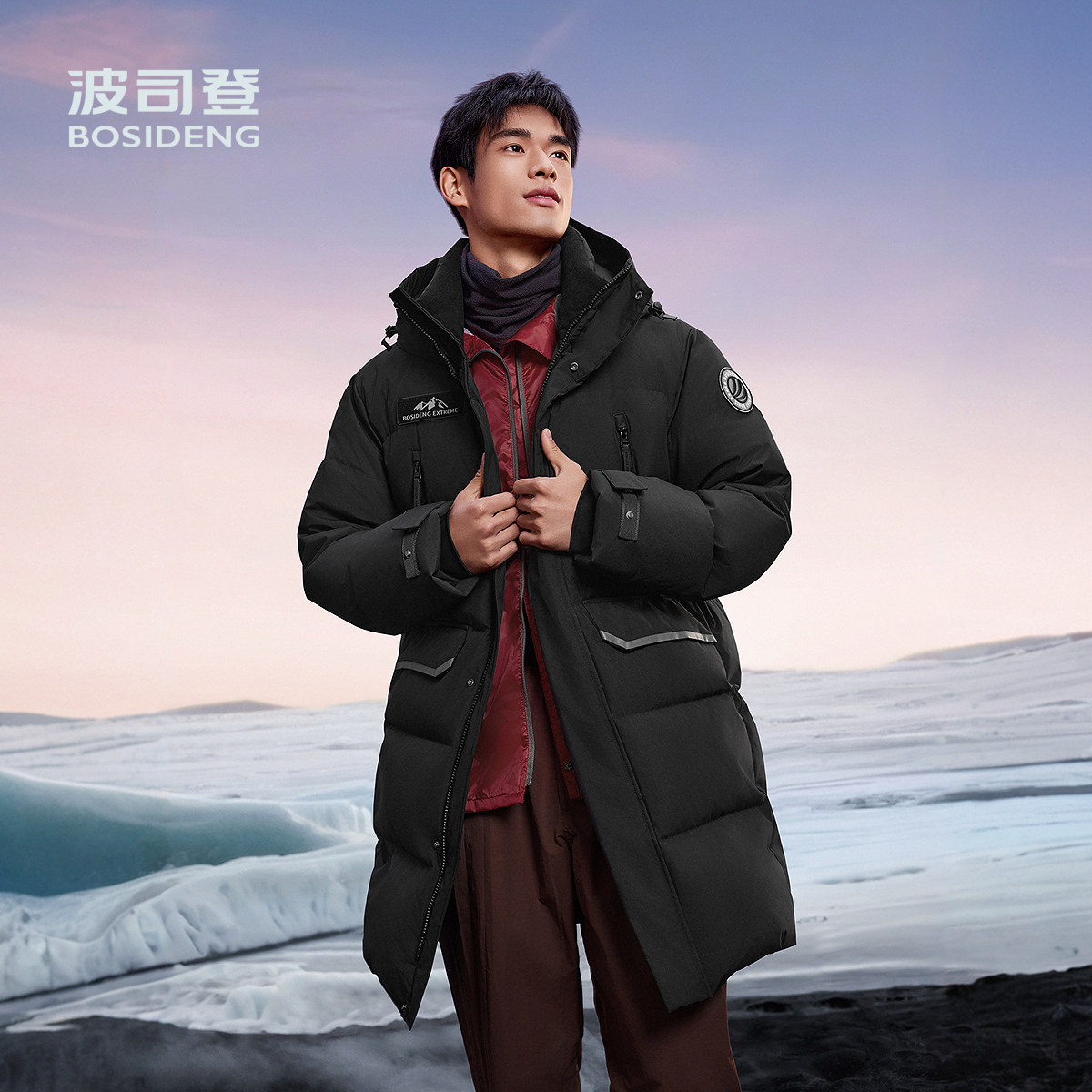 极寒蓄热高蓬鹅绒连帽