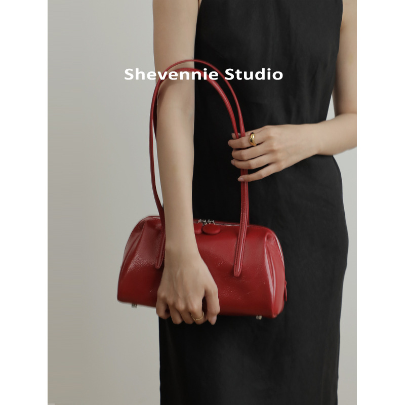 小众托特包女软皮波士顿包手提包