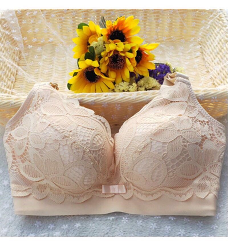 超厚加厚8CM内衣文胸四排扣调整型舒适蕾丝无钢圈上托显大胸罩