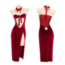 性感睡衣氛围感 秋季 霏慕美神降临兔女郎新年战袍睡裙套装 2025新款