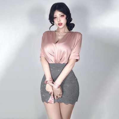 霏慕沦陷邀约御系秘书制服女睡裙