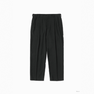 BATONER SOLID WOOL TWO TUCK PANTS 26SS 160S羊毛双褶速干西裤