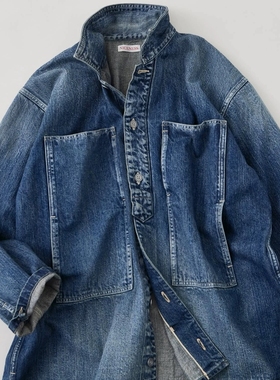 NICENESS I.COXON Distressed Denim Jacket25AW水洗工装牛仔夹克