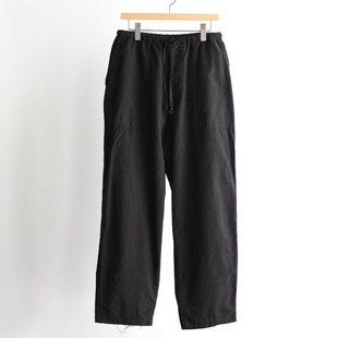 COMOLI Cotton flannel taperedpants25AW磨毛棉布法兰绒宽松长裤