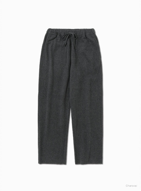 BATONER Goat SILK FLEECE PANTS 26SS 长绒棉真丝混纺抓绒长裤