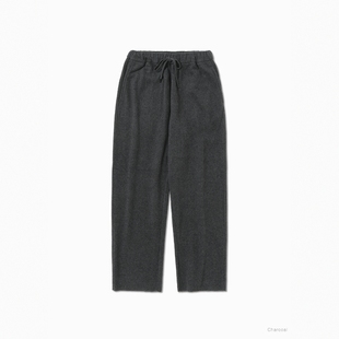 BATONER Goat SILK FLEECE PANTS 26SS 长绒棉真丝混纺抓绒长裤
