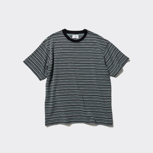 复古长绒棉提花条纹短袖 Unlikely T恤 26SS Tee Jacquard Knit