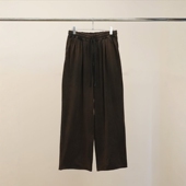 DRAPE 双层天竺棉宽松西裤 WIDE CUT ANCELLM 26SS EASY SLACKS