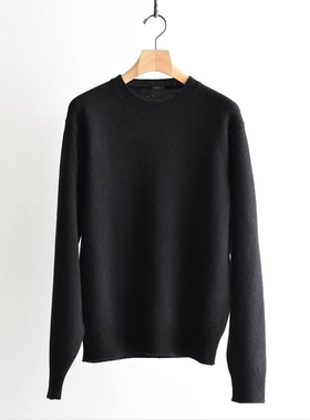 COMOLI Lambs wool crew neck knit 25AW 仔羊毛圆领针织衫毛衣
