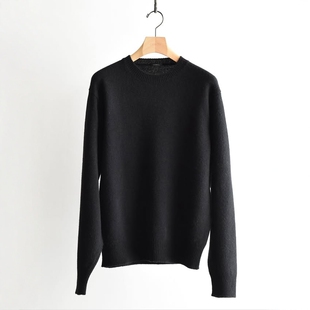 crew 毛衣 COMOLI wool 25AW 仔羊毛圆领针织衫 knit Lambs neck