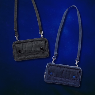 PORTER CLASSIC SUPER NYLON WALLET POUCH 24AW尼龙染色斜挎钱包