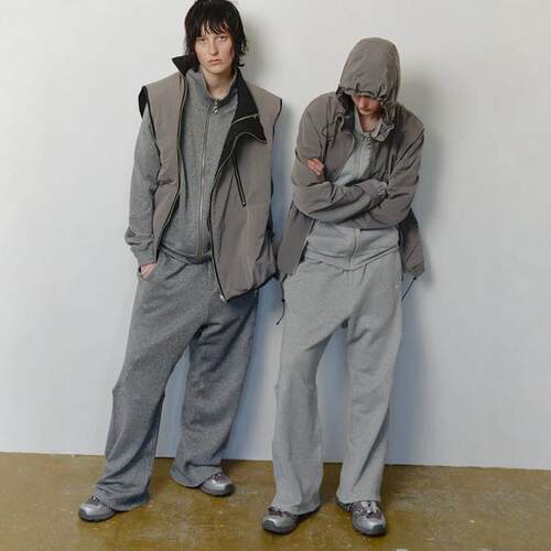JIEDA双拉链速干防风棉服马甲