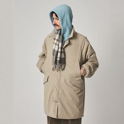 StevenAlan新雪丽立领棉服风衣
