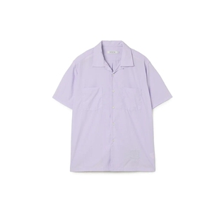 nonnative VOYAGER S/S SHIRT 26SS 人造丝混纺竖条纹短袖衬衫
