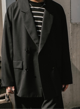 COOTIE Saxony Breasted Jacket 25AW 羊毛混纺双排扣西装夹克