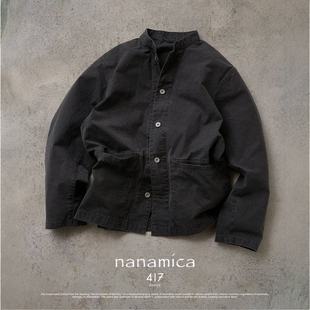nanamica × EDIFICE band shirt jacket 26SS 立领工装衬衫夹克
