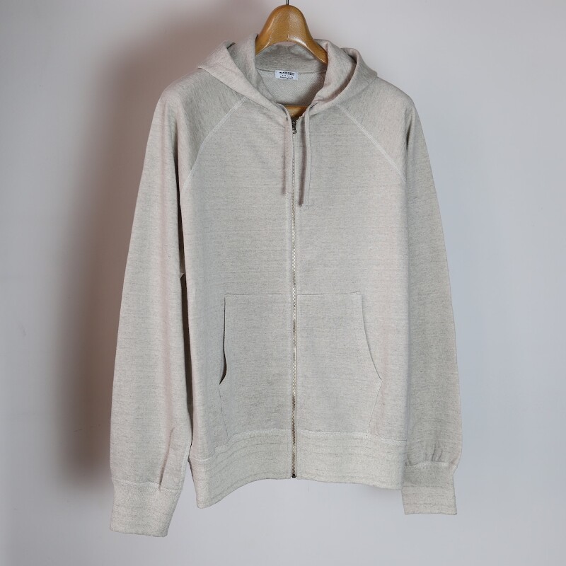 MAATEE&SONS ZIP PARKA LINENCOTTONSILK 26SS 丝绵亚麻拉链帽衫