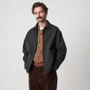 Cloth Alan Work Blouson 夹克 限时折扣 25AW羊毛混纺工装 Steven
