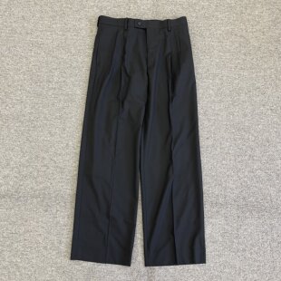 现货 AURALEE WOOL TWO TUCK SLACKS 25SS 180极细羊毛双褶西裤