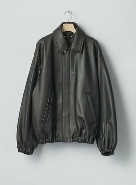 ssstein Sheep Leather Zip Short Jacket 26SS 羊皮短款拉链夹克