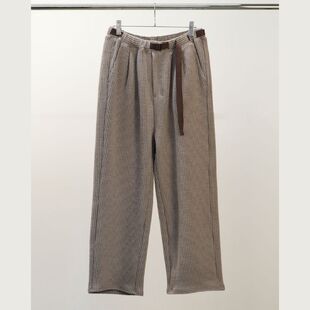 BELTLESS SLACKS 25AW ANCELLM 裤 CORD 羊毛灯芯绒宽松西装 WOOL