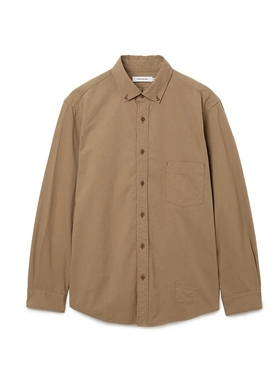 nonnative DWELLER B.D. SHIRT COTTON 25AW棉质宽松牛津长袖衬衫