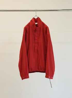 ANCELLM L/N pullover shirt 26SS 亚麻尼龙混纺套头抽绳衬衫
