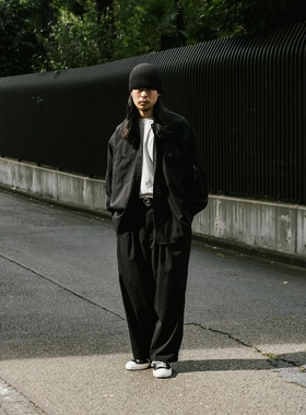 COOTIE T/W 2 Tuck Easy Pants 25AW 羊毛混纺双褶宽松锥形休闲裤