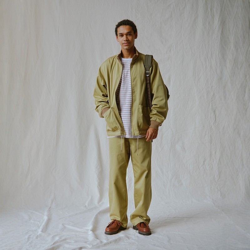 nanamica WINDSTOPPER Chino Deck Jacket25SS包芯纱抽绳陆军夹克