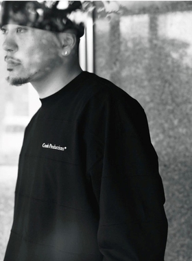 COOTIE Plaited Jersey Paneling Border L/S T 26SS 休闲长袖T恤