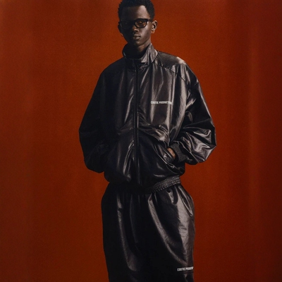 COOTIE防水机能缎面印花运动夹克