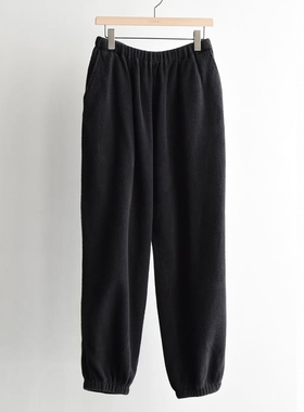 COMOLI fleece drawstring pants 25AW 摇粒绒抽绳运动收脚卫裤