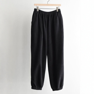 COMOLI fleece drawstring pants 25AW 摇粒绒抽绳运动收脚卫裤