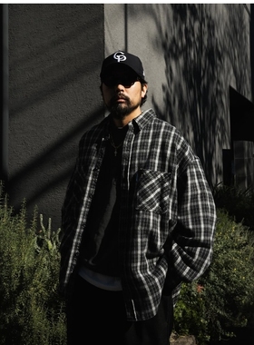 COOTIE AD Heavy Flannel Check Shirt 25AW 法兰绒重磅格纹衬衫