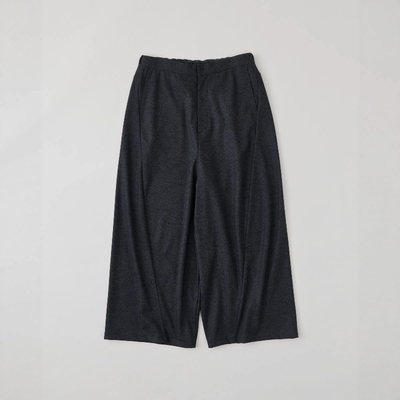 NICENESS羊毛立体剪裁宽松长裤