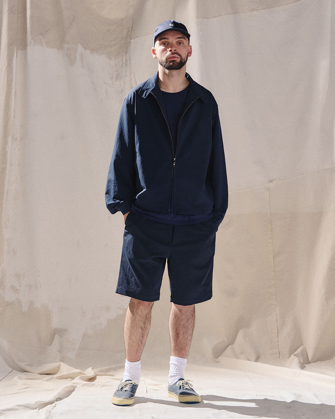nanamica ALPHADRY Crew Jacket 24SS光电子吸汗速干机能立领夹克