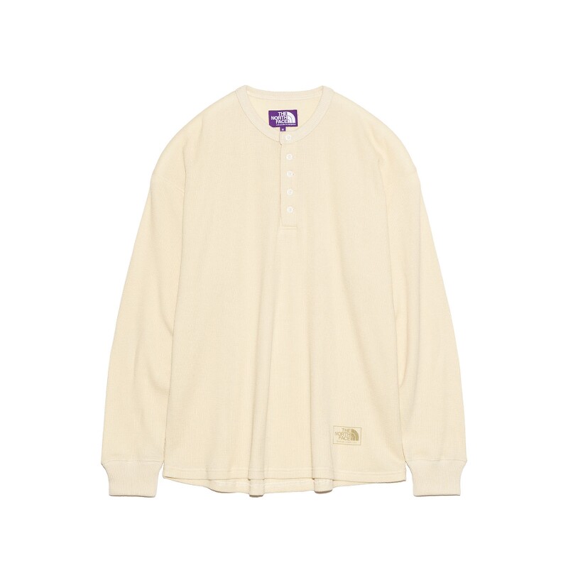 TNF Field L/S Henley Graphic Tee 25SS 北面紫标亨利领长袖T恤