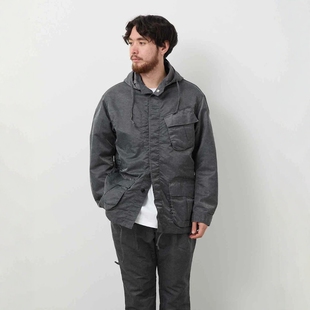 nonnative TROOPER HOODED JACKET 26SS尼龙斜纹染色防风连帽夹克