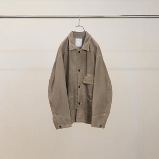 DUCK COVERALL JACKET ANCELLM 丝绸混纺帆布工装 26SS 夹克